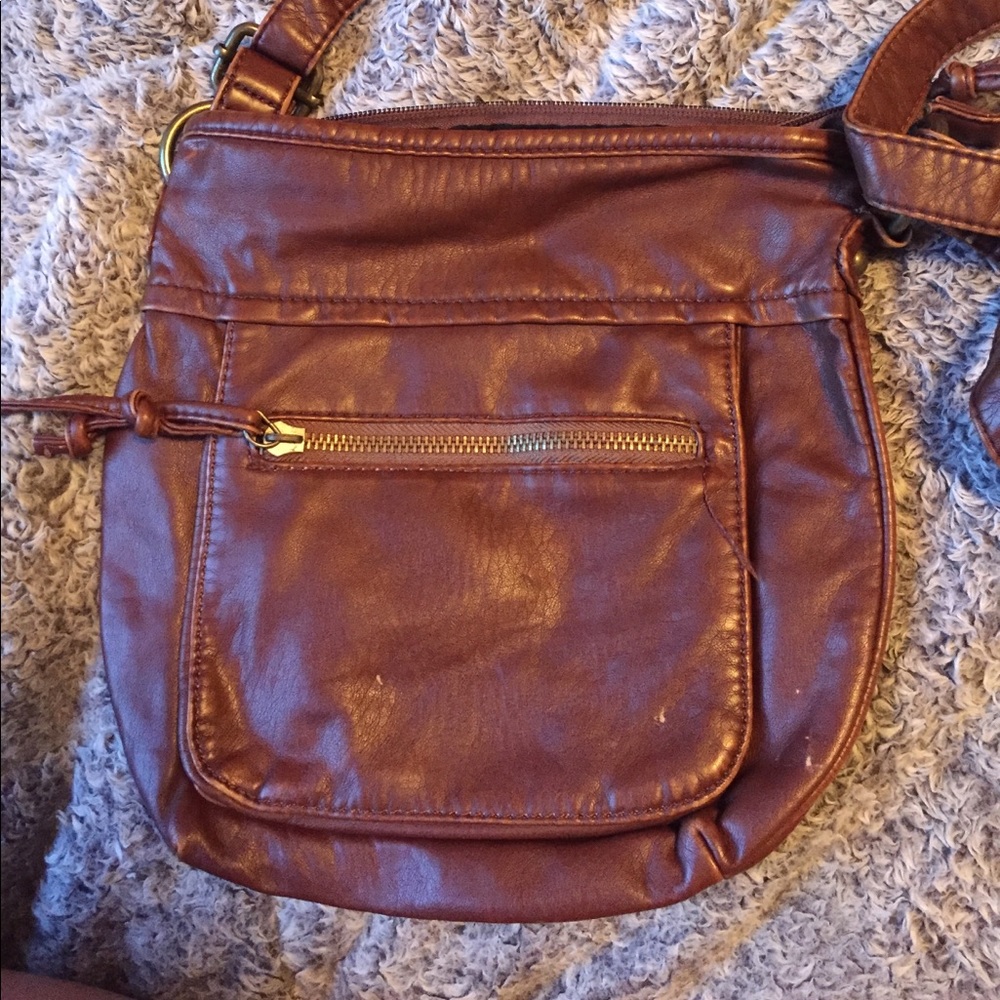 Small brown cross body bag