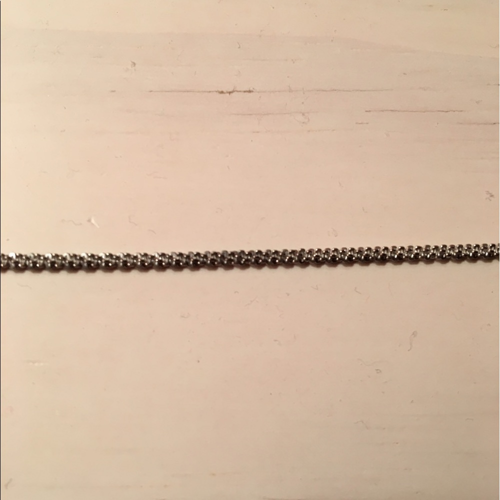 Beautiful plain silver bracelet
