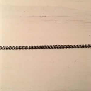 Beautiful plain silver bracelet