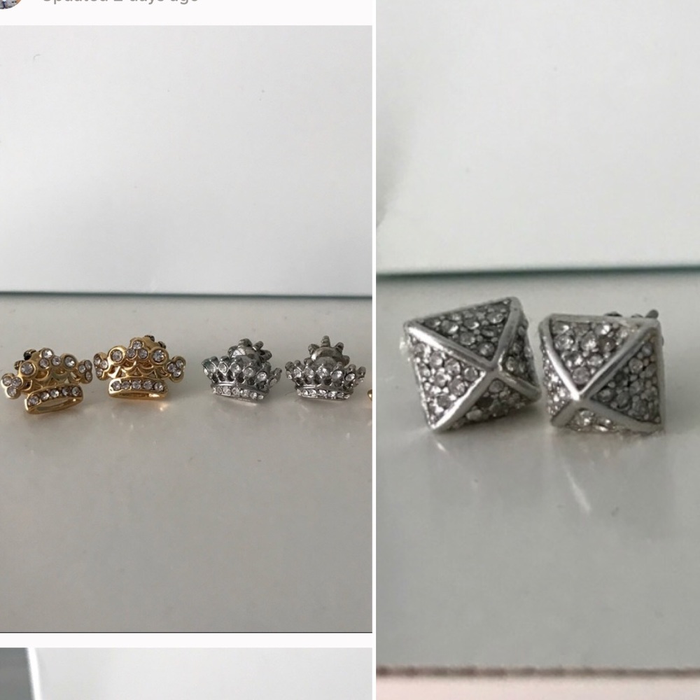 3 pairs Juicy Couture Earrings
