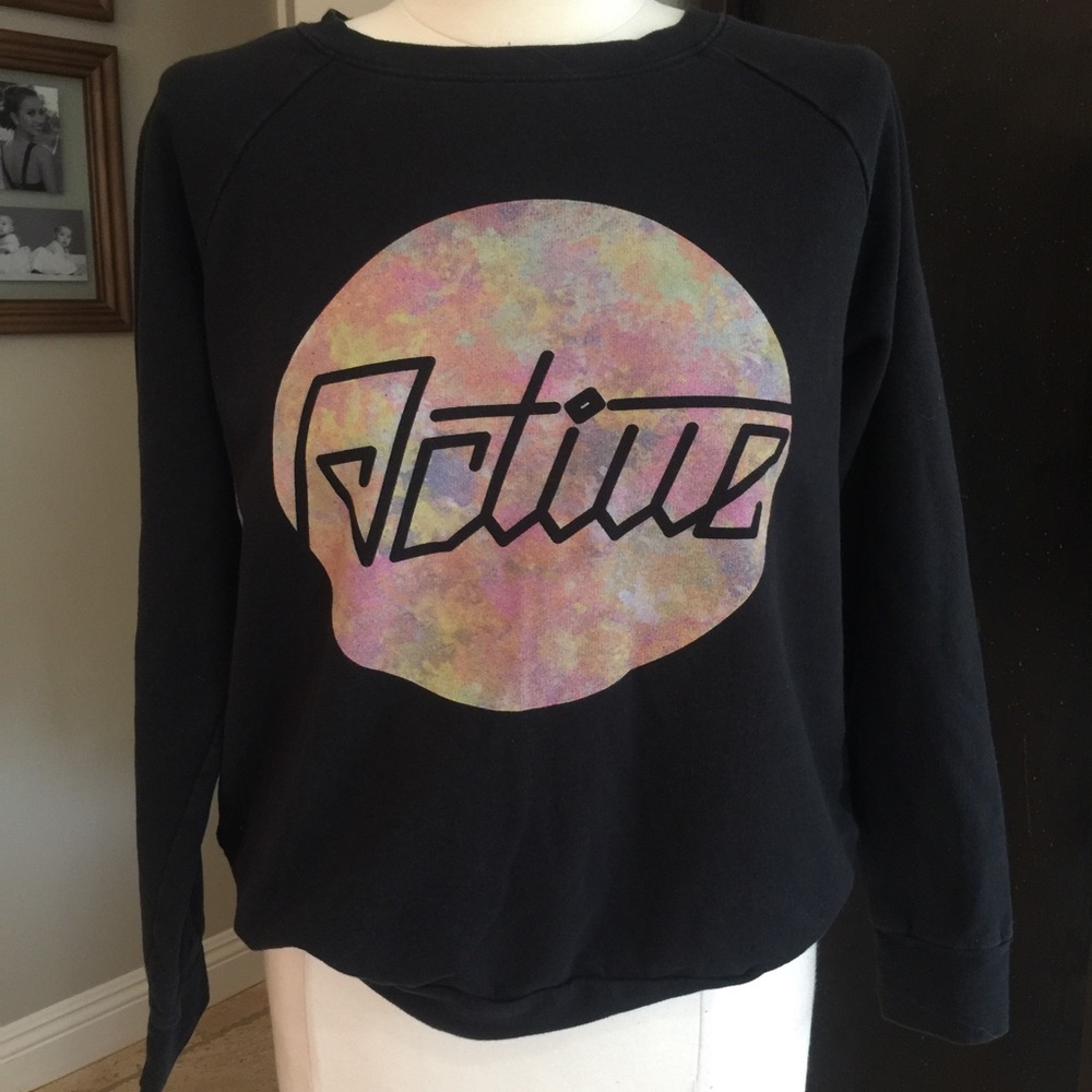 Active sweatshirt Small black