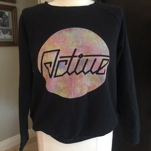 Active sweatshirt Small black