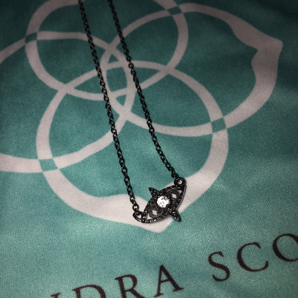 Kendra Scott Caleb Necklace in Black