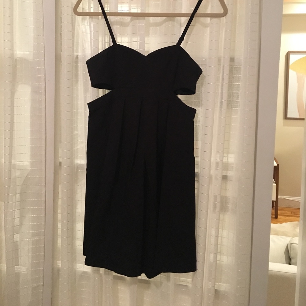urban outfitters black cutout dress