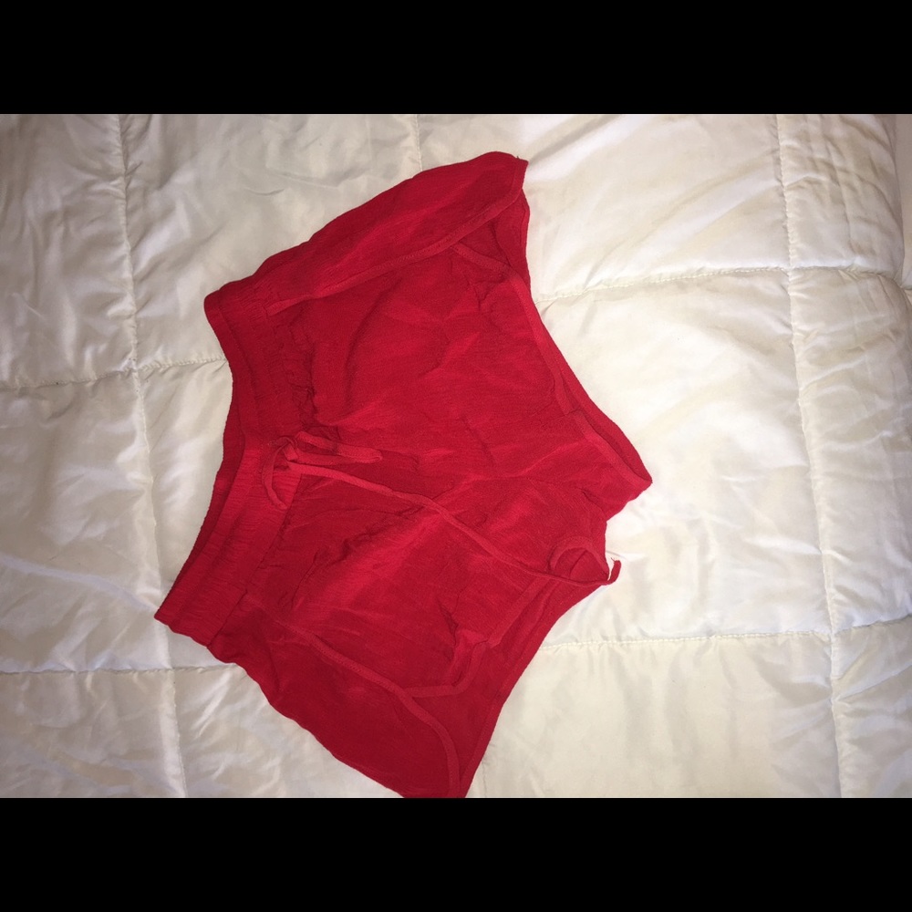 Red shorts