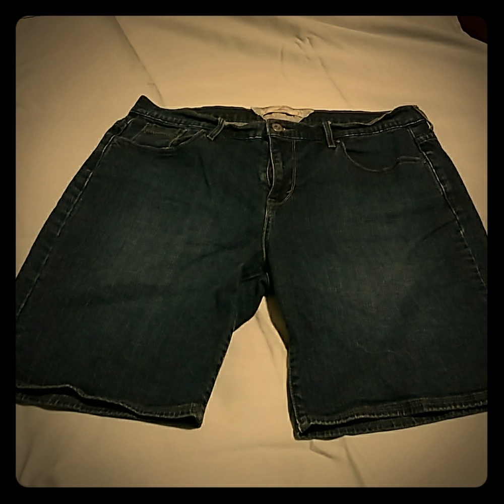 Levi's denim Bermuda length shorts