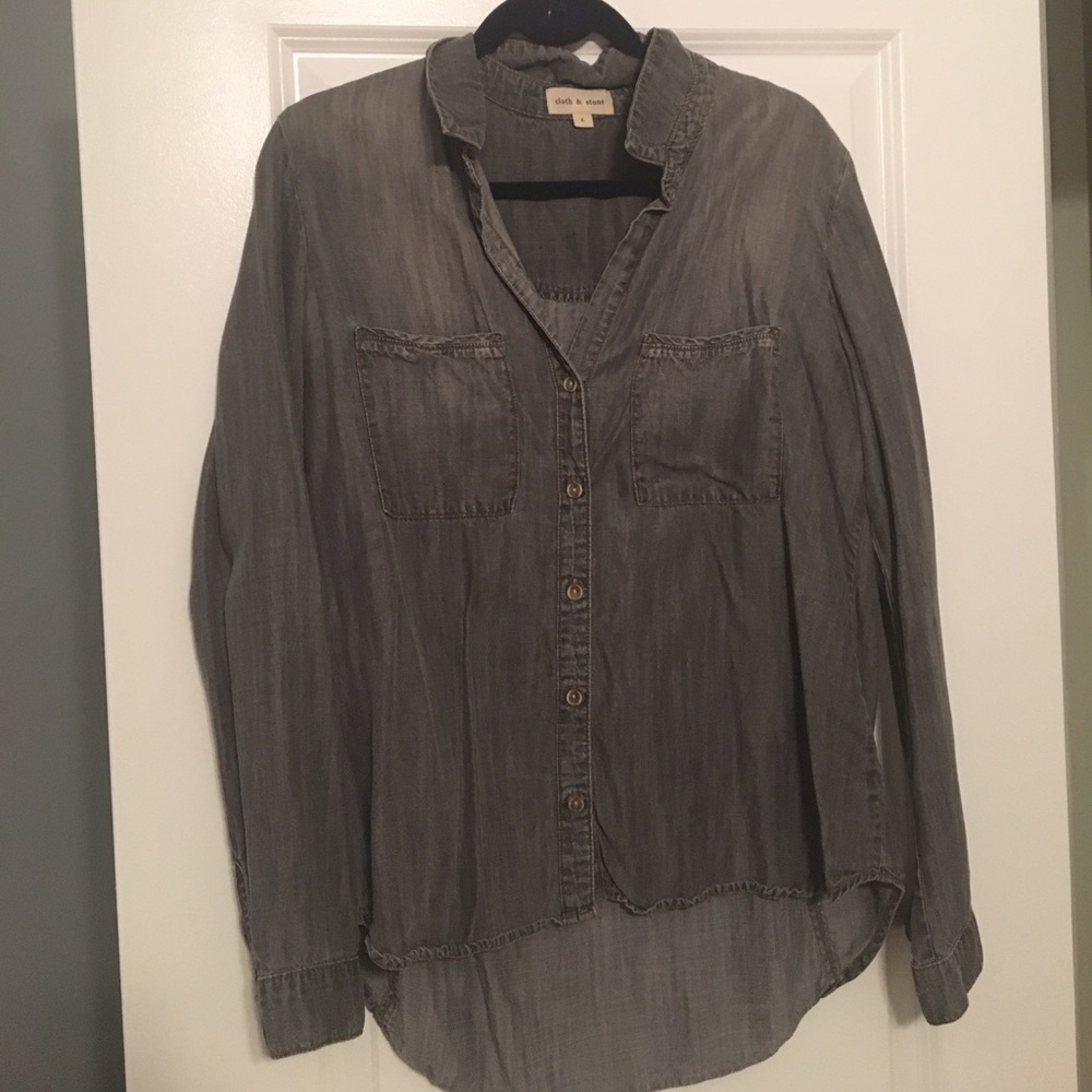 Cloth & Stone Black Chambray
