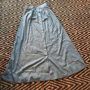 Chambray Skirt