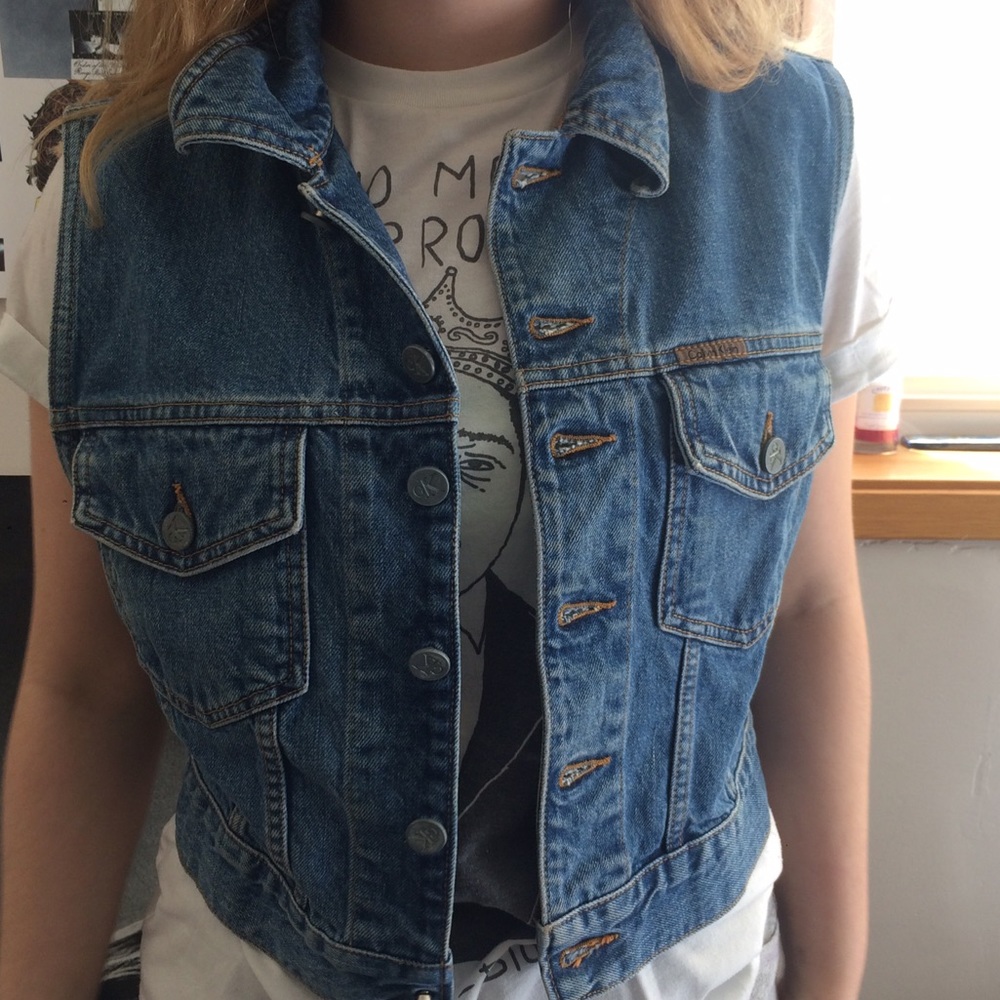 CALVIN KLEIN JEAN VEST