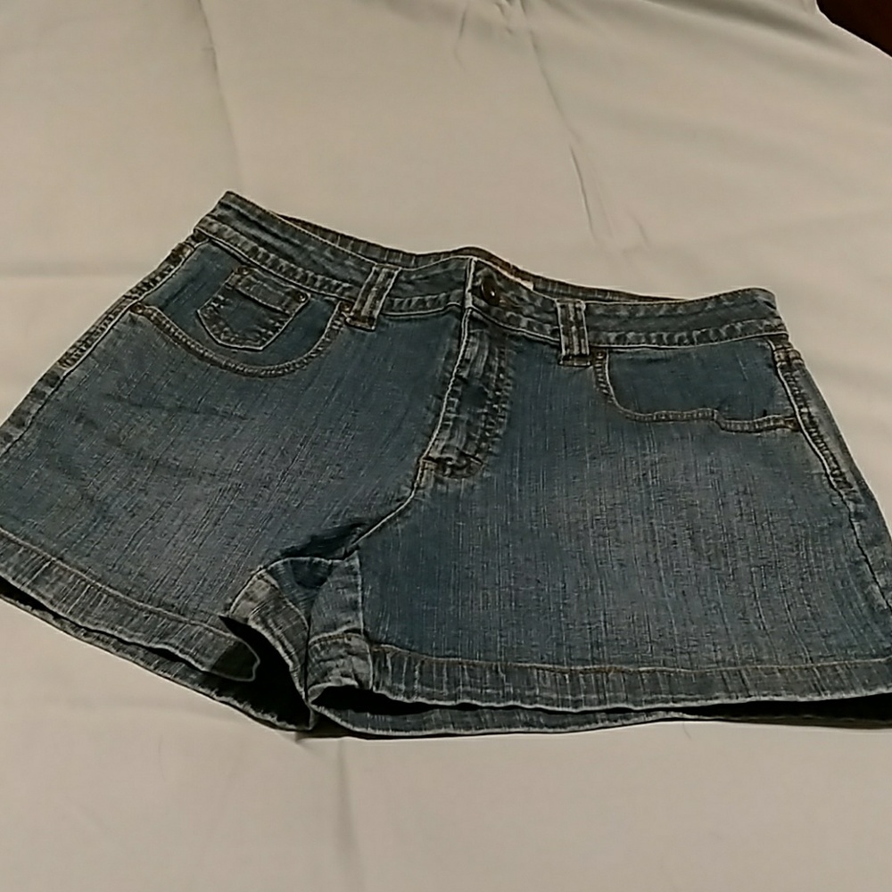 Denim shorts