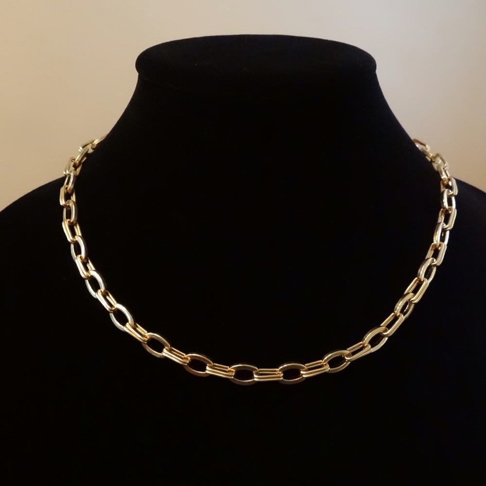 Premier Designs gold-toned chain necklace