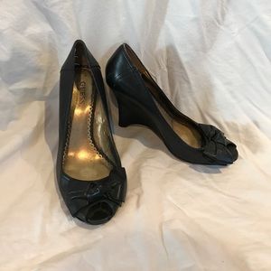 Guess Black Wedges