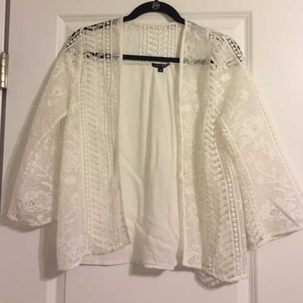 Crochet kimono