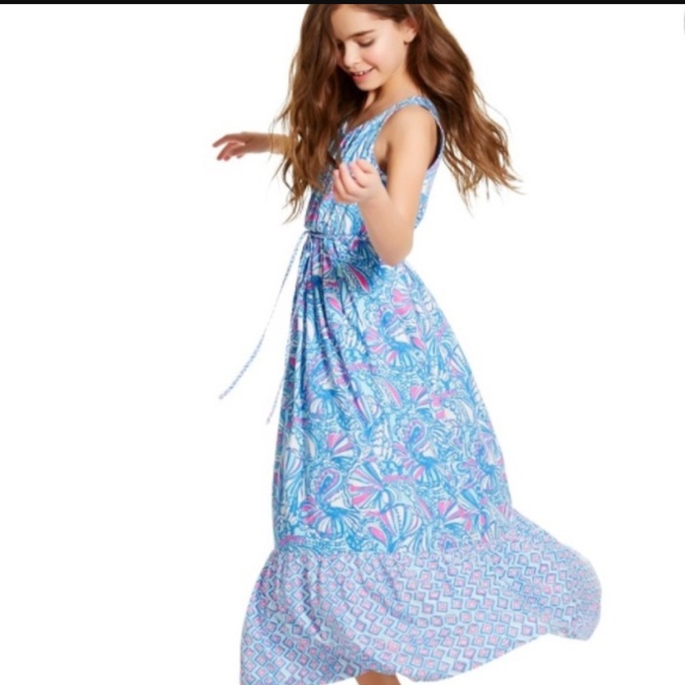 Target Lilly Pulitzer girls maxi dress L 10/12