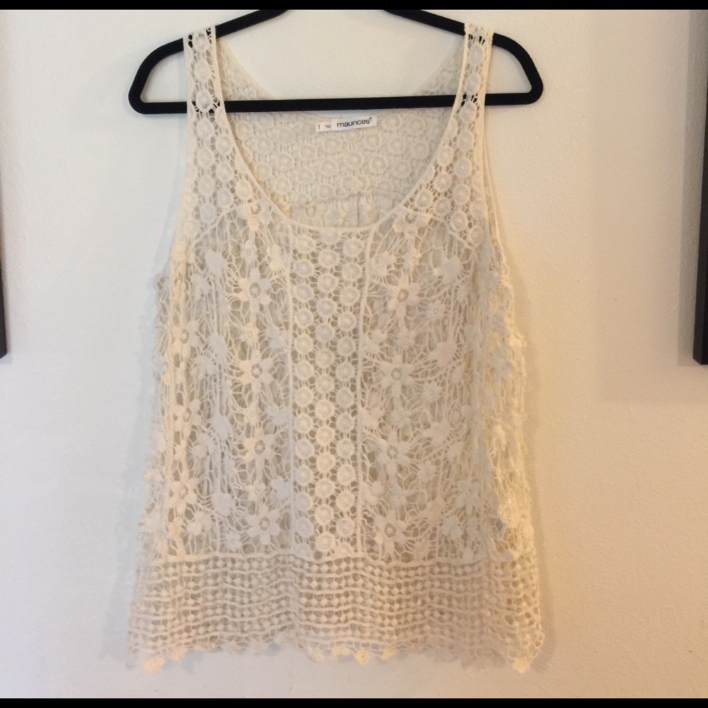 Maurice's Crochet tank top