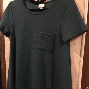 XS Hunter Green Carly Dress