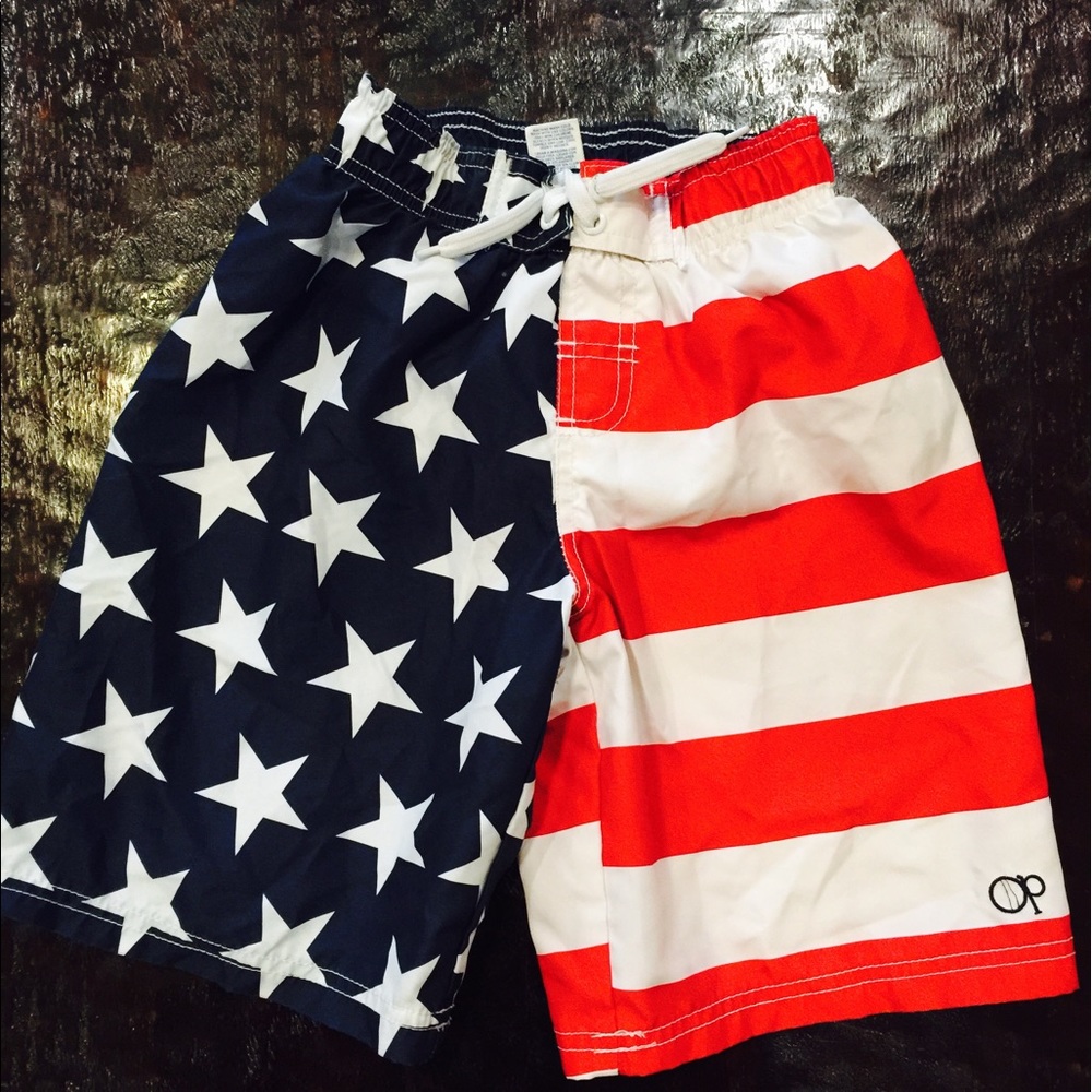 OP SWIM TRUNKS, size small 6-7
