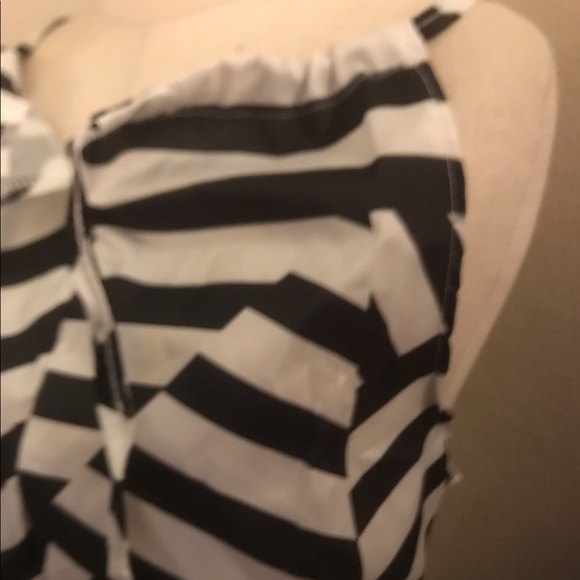 🍏 BLACK & WHITE MAXI BEACH DRESS - Picture 6 of 8