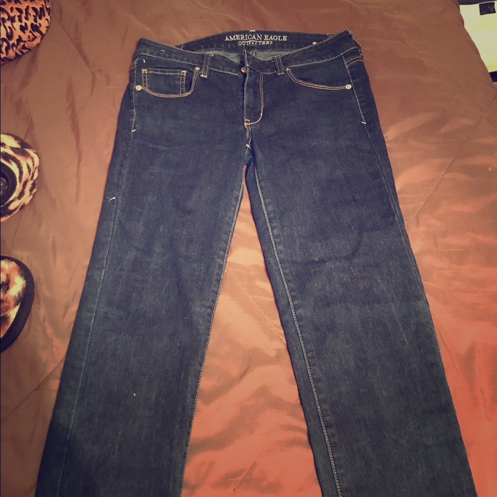 AE DARK SKINNY JEANS
