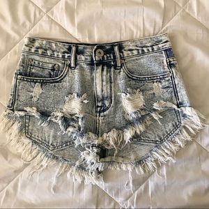 Pacsun high waisted American flag shorts