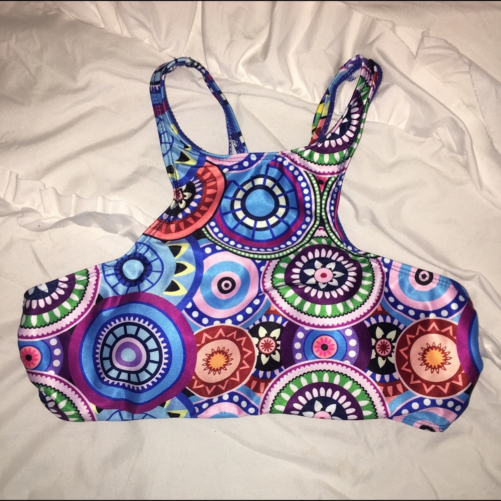 Multicolored Bikini Top