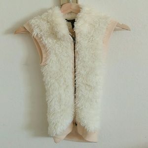 BCBGMAXAZRIA Faux-Fur Vest