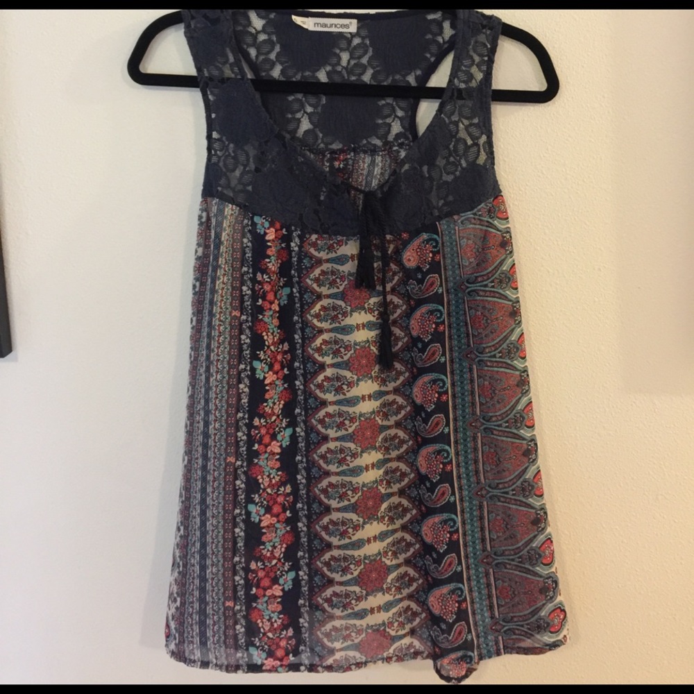 Maurice's Navy Tank Top