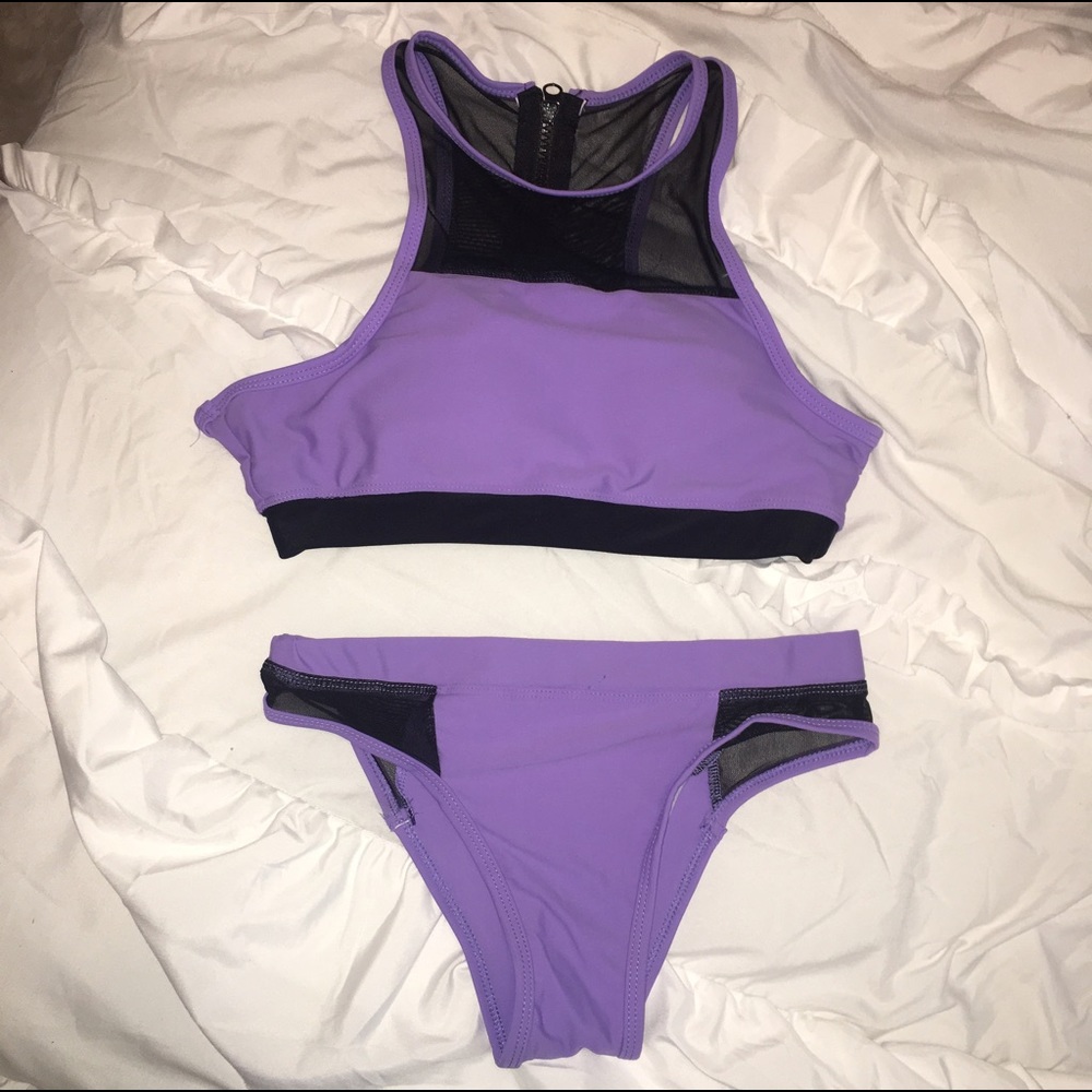 Sporty Purple Bikini