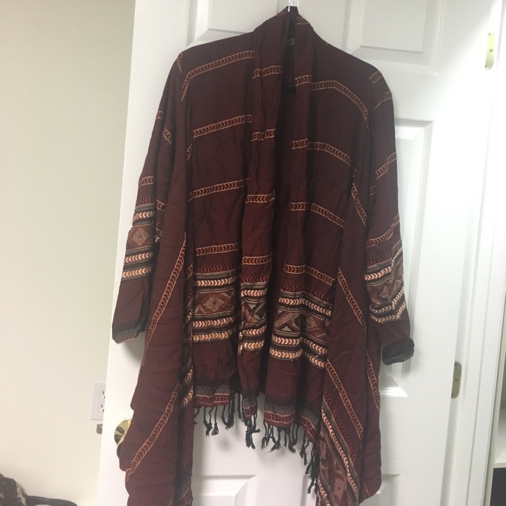 |ANGIE| tribal long sleeve kimono