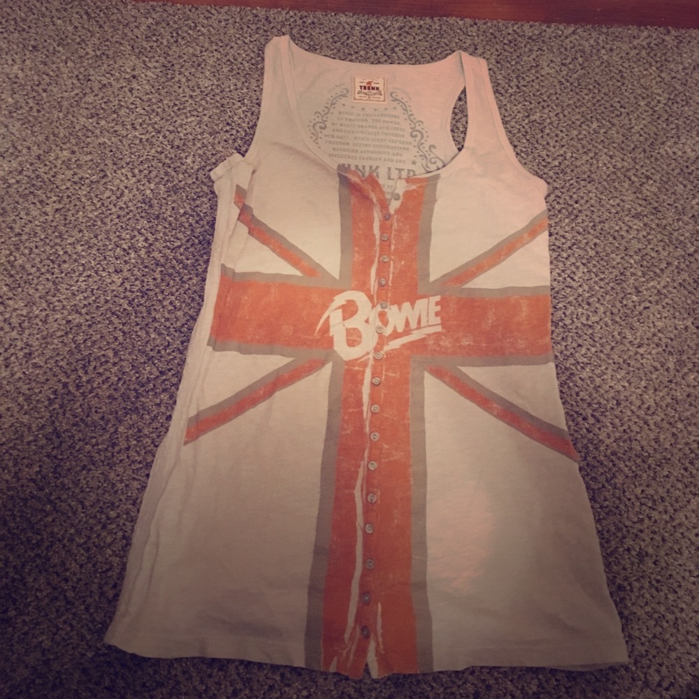 Trunk Ltd. David Bowie "Flag" Tank Size Large