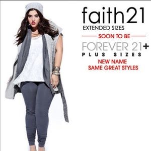 Forever 21 (originally faith 21) jeggings sz 16