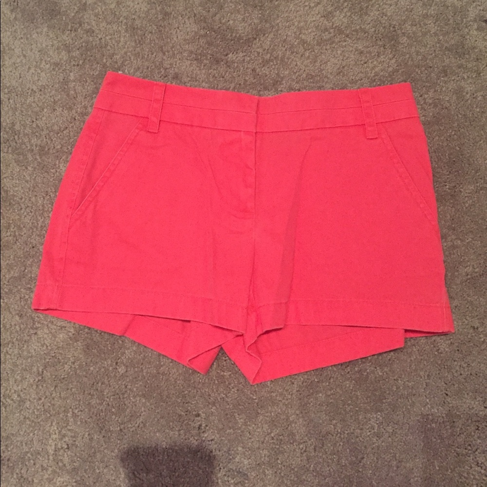 Bright pink J.Crew shorts