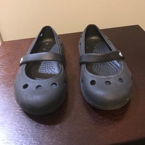 Crocs keelie slip on shoes black toddler 6