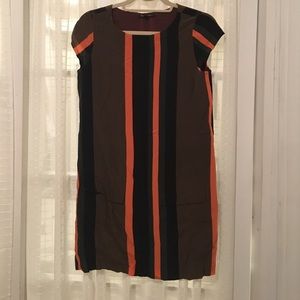 Striped Silk Madewell Shift Dress