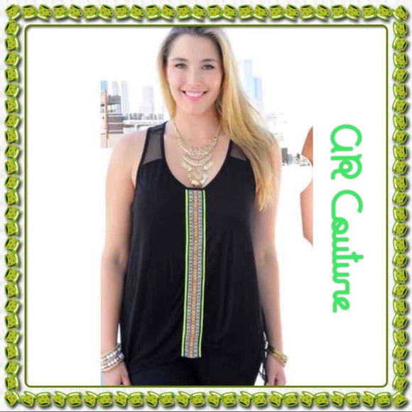 Sheer Mesh Tank Top - Picture 2 of 4