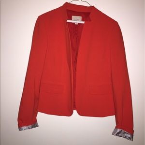 Women's LOFT red blazer size 4