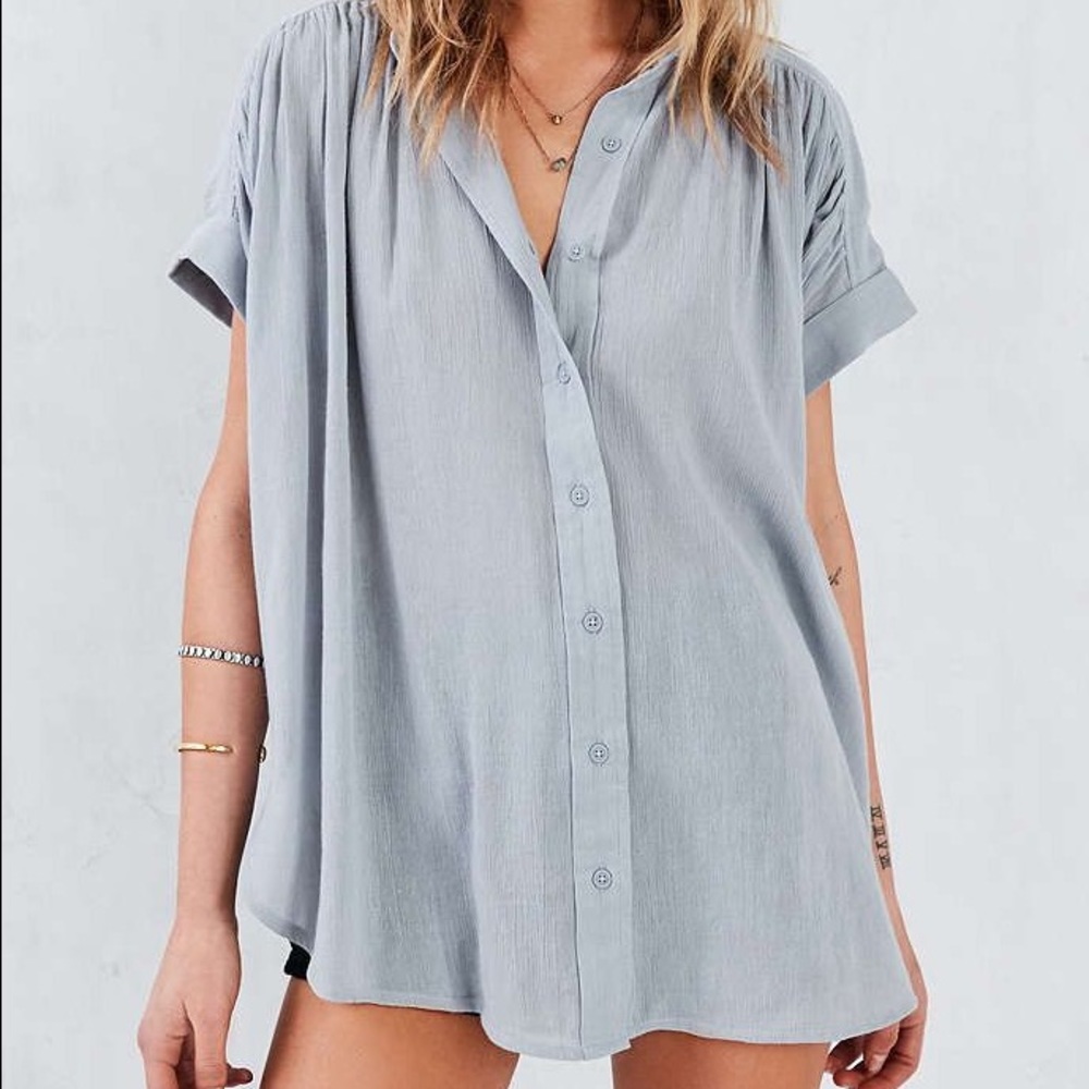 |urban| silence and noise button down tunic