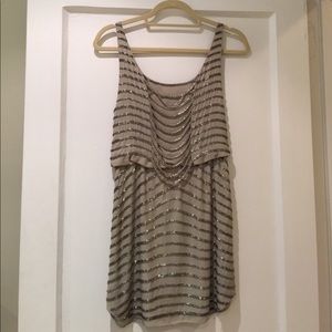 Alice and Olivia Sequin Cocktail Dress