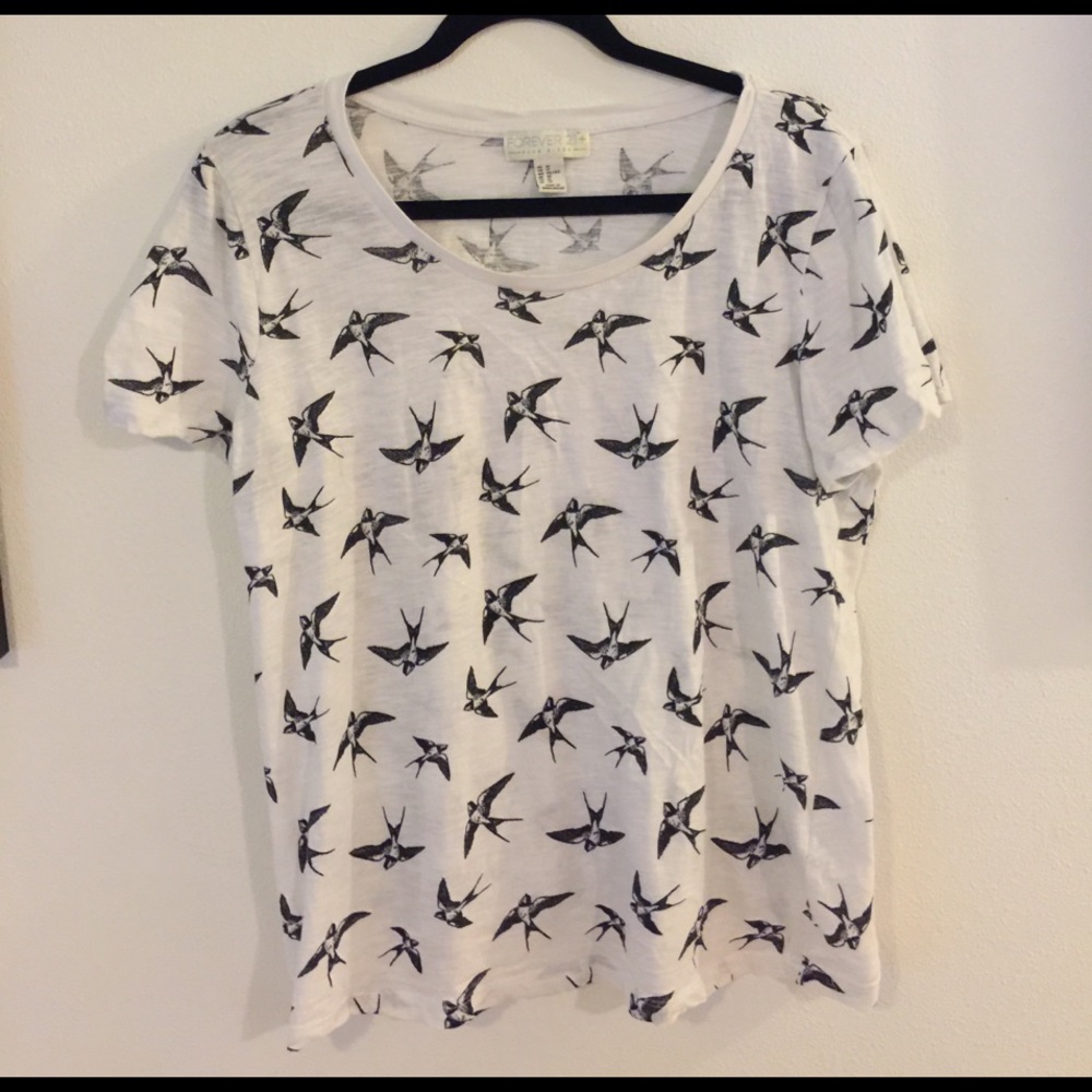 Forever 21 + swallow shirt