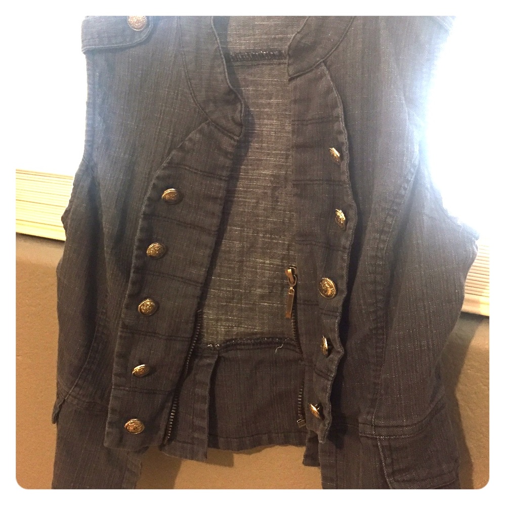 Blue vest