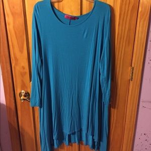 BooHoo Blue Tunic Dress