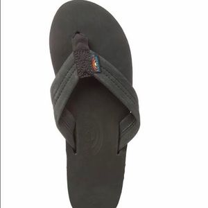 Women's Black Rainbow Sandals