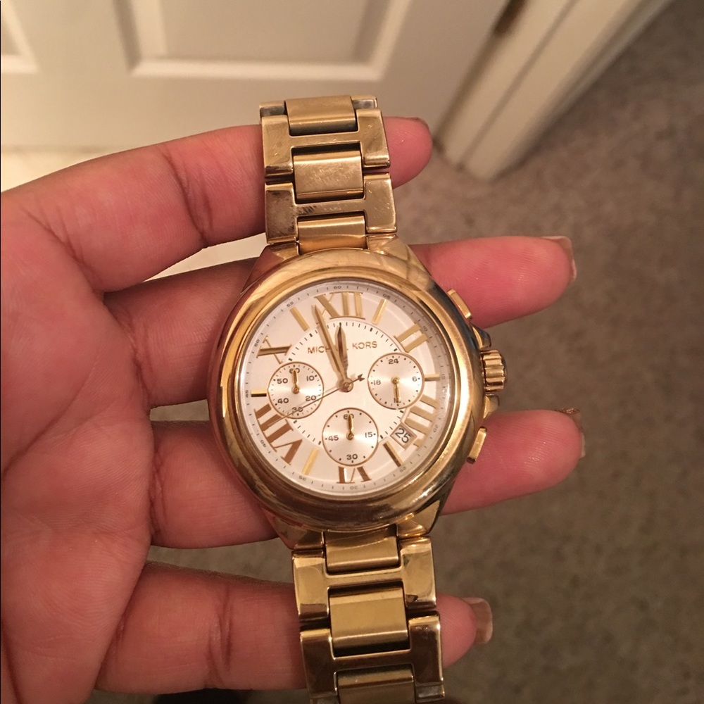 Gold Michael Kors watch