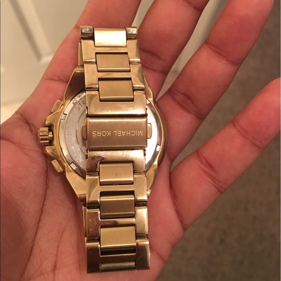 Gold Michael Kors watch