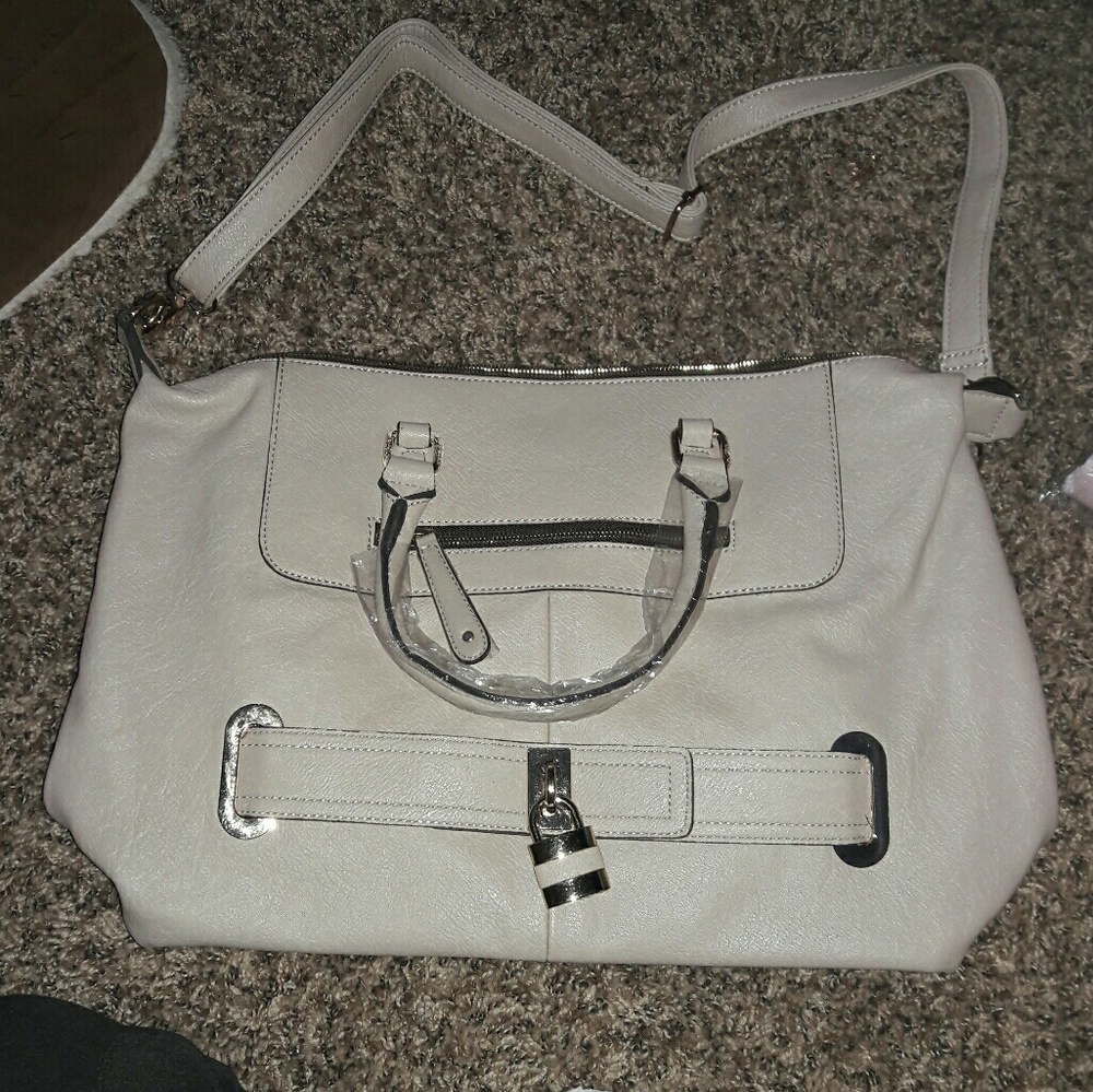 Fashion nova kardashian faux leather tote bag