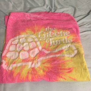 Green Turtle Tie- dye, long-sleeve