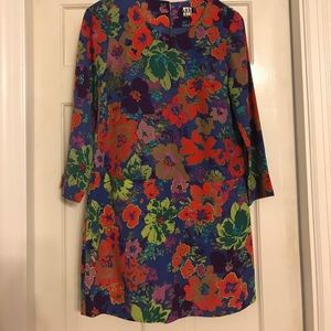 J.Crew floral shift dress
