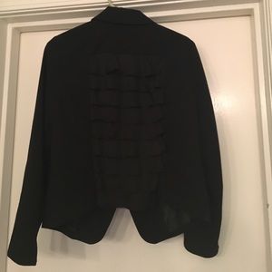 Unique black blazer