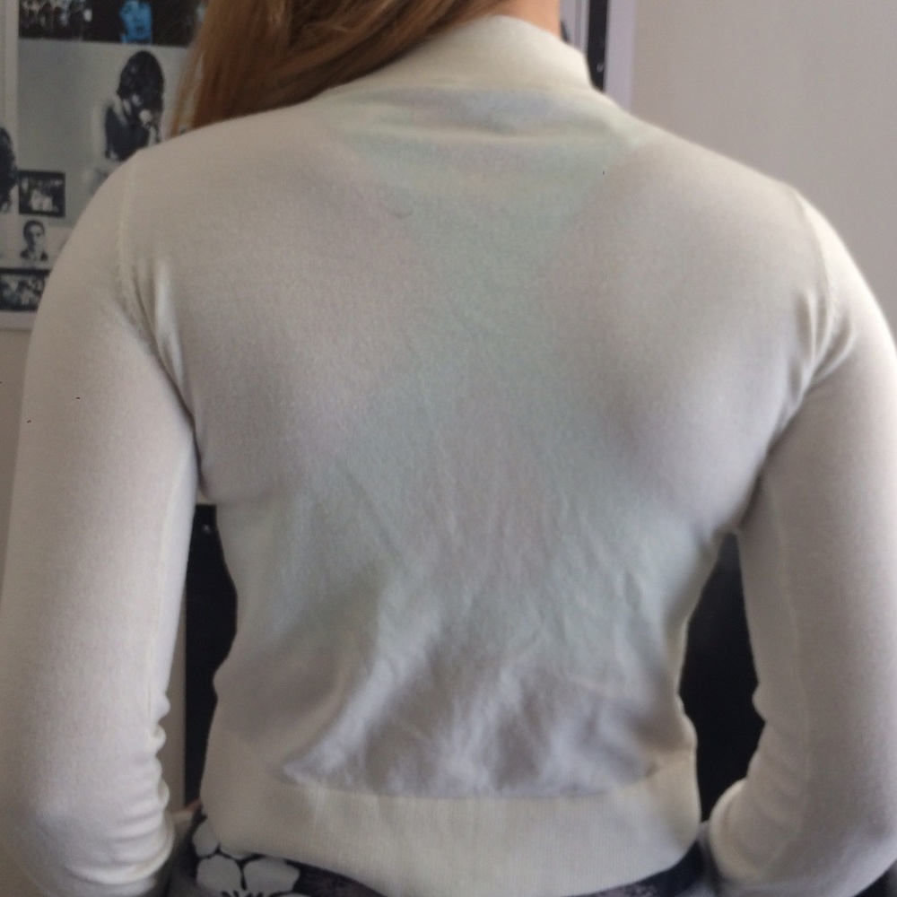 WHITE SOFT TOPSHOP TURTLENECK - Picture 2 of 3