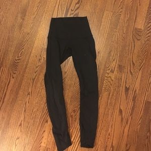 Lululemon 7/8 length pants. MESH.